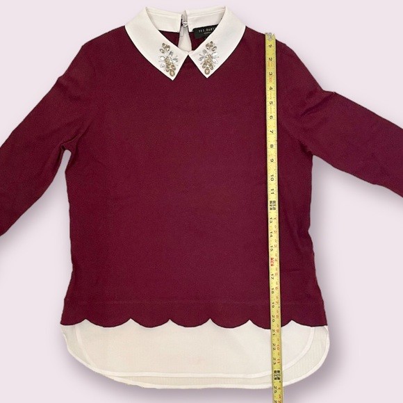 Ted Baker EUC! Suzaine Embellished Sweater Size 1 - Picture 4 of 9